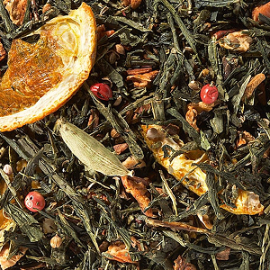 Té verde Galleta Naranja